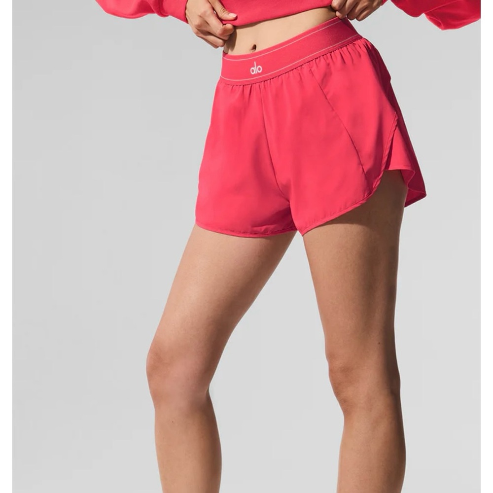 Alo Match Point Short NWT Candy Red - Picture 1 of 6